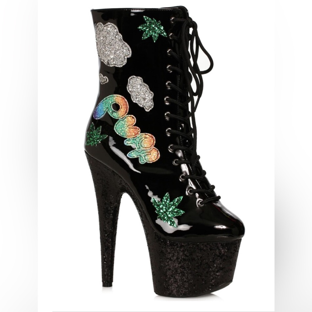 Ellie Shoes - Women's 709-PUFF-BLK-10 Ankle Boot - new